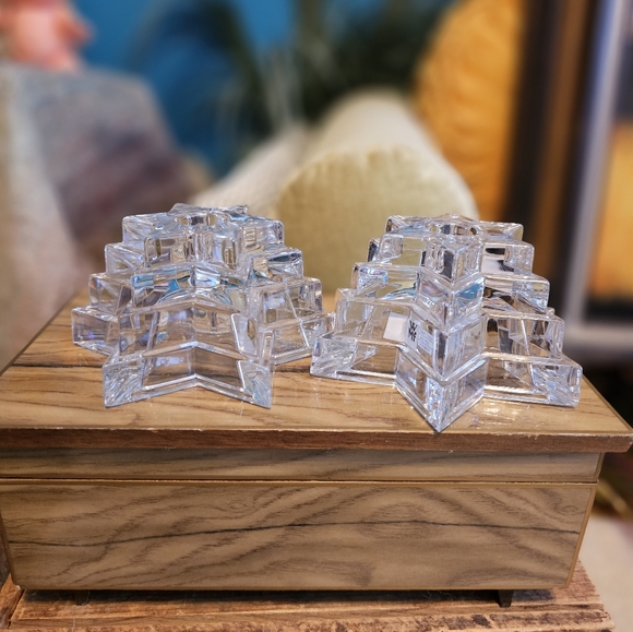 Lead Crystal WMF German Made Candlestick Holders - Picture 3 of 5